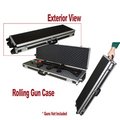 Black Hard Sided Rolling Rifle Case