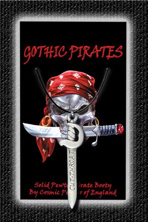 Gothic Pirate Necklace Dagger