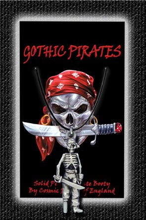 Gothic Pirate Necklace Skull Pirate