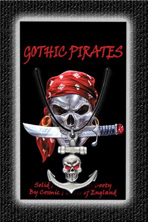 Gothic Pirate Necklace Skull & Anchor