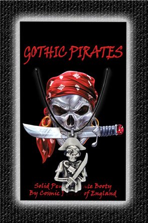 Gothic Pirate Necklace Sword & Pirate