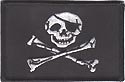 Jolly Roger Patch White with black outline