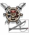 Pirate Wall Plaque w/swords