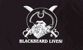 Blackbeard Lives Flag
