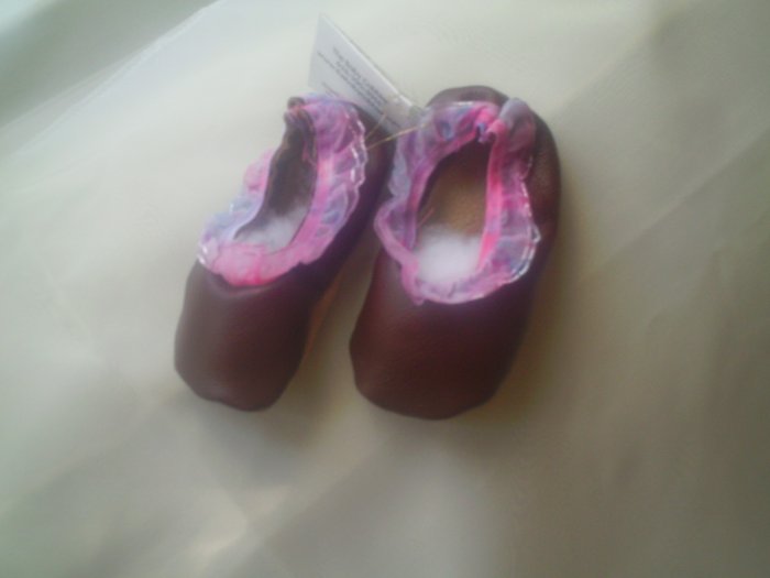 Ballerina Shoes Soft Sole Leather Size 4