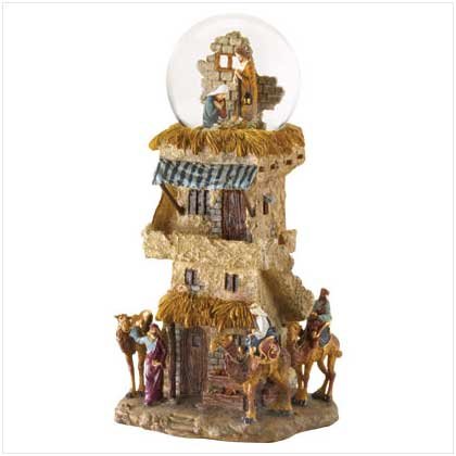 Nativity Deluxe Snowglobe
