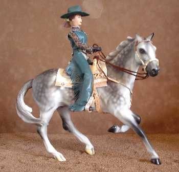 Breyer Western Pleasure LSQ Show Doll - Leopard & Green