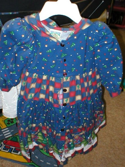 Daisy Kingdom Dress - Country print with Hoodie
