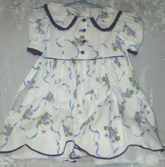 Daisy Kingdom - Violets Dress home sewn