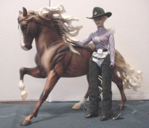 Breyer Rodeo Queen for model Horse shows