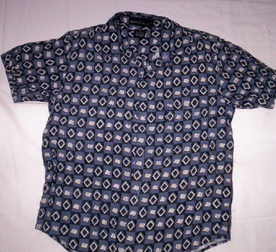 Boy's Button Front Shirt Multi color by Montage
