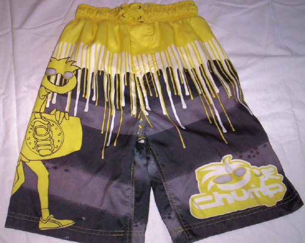 Boy's Swimtrunks, Yellow by Chump