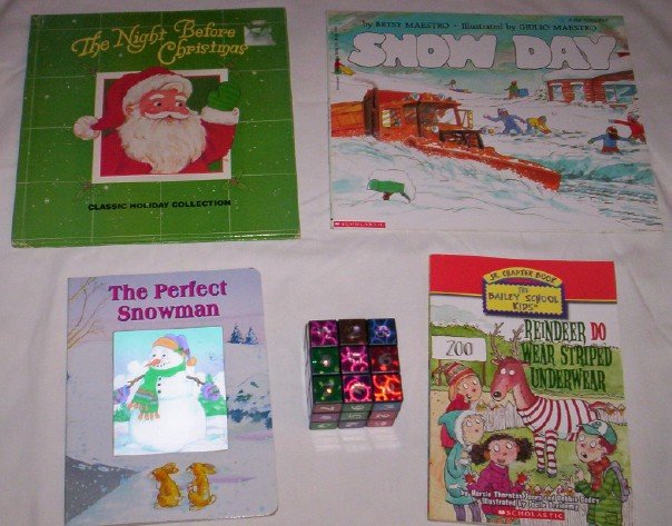 Books - Set of 3 Winter stories plus a special item