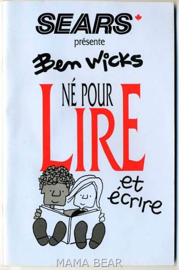 Sears Presene Ben Wicks Lire Magazine *French*