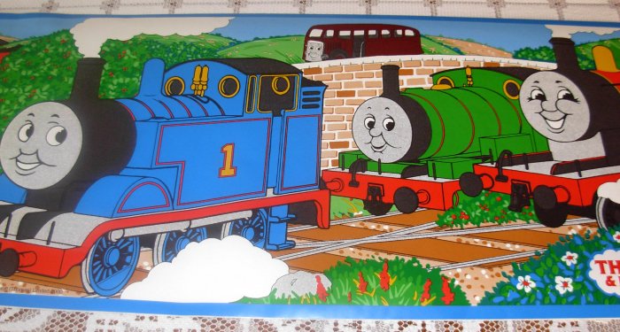 Thomas the Tank Engine Wallpaper Border Self Adhesive Vinyl