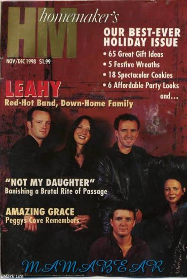 Canadian Homemakers Magazine Nov/Dec 1998