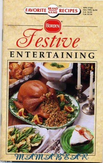 Favorite Brand Name Recipes **Festive Entertaining** by Borden