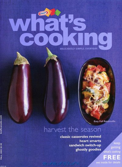 Whats Cooking by Kraft Back Issue Fall 2003