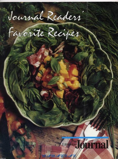 Journal Readers Favorite Recipes 1992-93 COOKBOOK