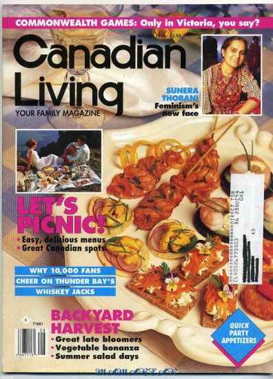 Canadian Living Your Family Magazine Back Issue August 1994