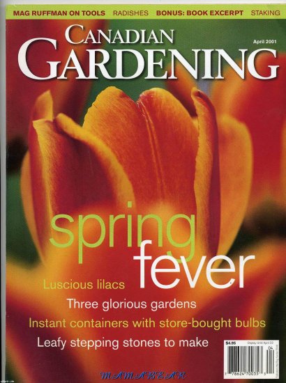 Canadian Gardening Spring Fever Back Issue Magazine