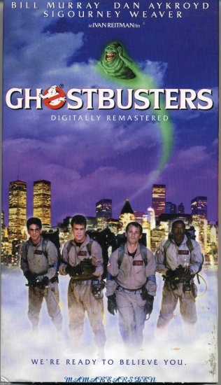 Ghostbusters 1984 VHS Comedy - Bill Murray, Dan Aykroyd & Sigourney Weaver