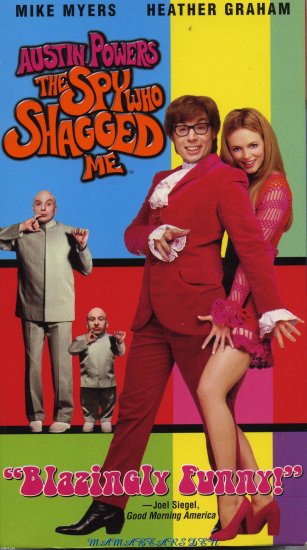 The Spy Who Shagged Me 1999 VHS Starring Austin Powers