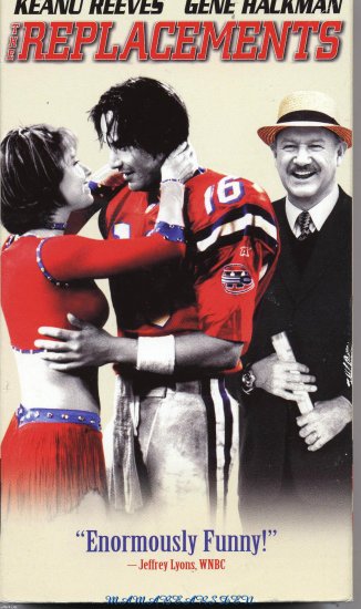 The Replacements 2000 VHS Movie Starring Gene Hackman