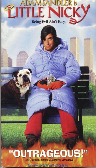 Little Nicky 2000 VHS Movie Starring Adam Sandler