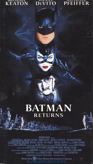Batman Returns Starring Micheal Keaton, Danny DeVito