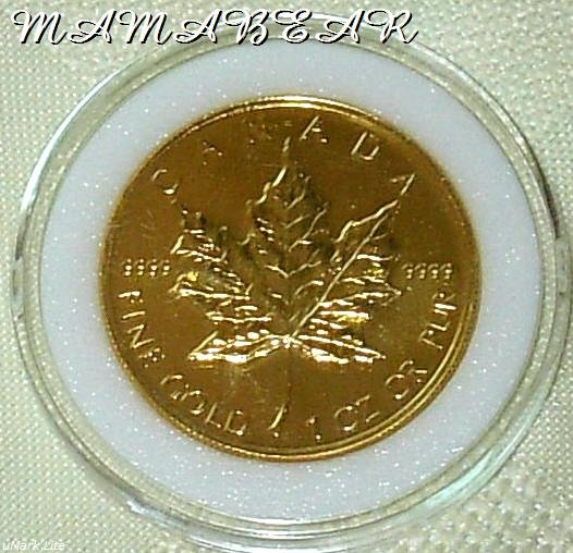 $50 Gold Canadian Maple Leaf 1 Troy Oz. Uncirculated