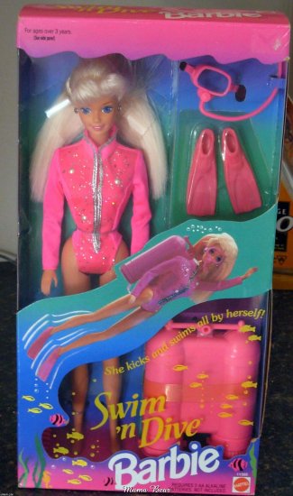 1993 Swim 'n Dive Barbie #11505 New in Box