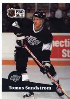 1991/92 NHL Pro Set Hockey Card Tomas Sandstrom #97 N/Mint