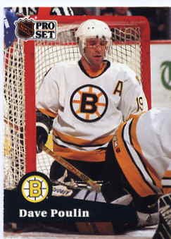 1991/92 NHL Pro Set Hockey Card Dave Poulin #12 Near Mint