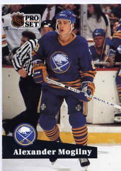 1991/92 NHL Pro Set Hockey Card Alexander Mogilny N/Mint