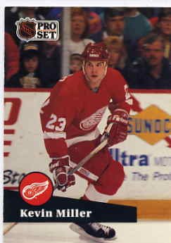 1991/92 NHL Pro Set Hockey Card Kevin Miller Near Mint