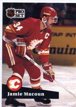 1991/92 NHL Pro Set Hockey Card Jamie Macoun #38 Near Mint