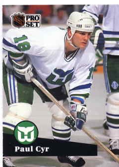 1991/92 NHL Pro Set Hockey Card Paul Cyr #88 Near Mint