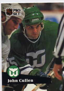 1991/92 NHL Pro Set Hockey Card John Cullen # 85 Near Mint