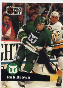 1991/92 NHL Pro Set Hockey Card Rob Brown #80