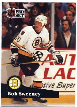 1991/92 NHL Pro Set Hockey Card Bob Sweeney #6 N/Mint