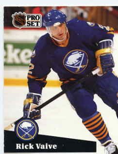 1991/92 NHL Pro Set Hockey Card Rick Vaive #26