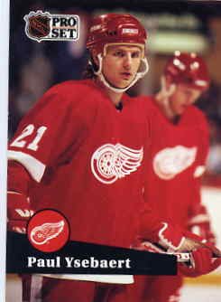 1991/92 NHL Pro Set Hockey Card Paul Ysebaert #59 N/Mint