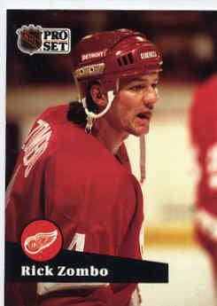 1991/92 NHL Pro Set Hockey Card Rick Zombo #64 N/Mint