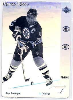 1991/92 NHL McDonald's Hockey Card Ray Bourque Hologram #McH-03