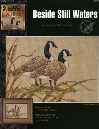StitchWorld X-Stitch Beside Still Waters Cross Stitch Pattern Leaflet New