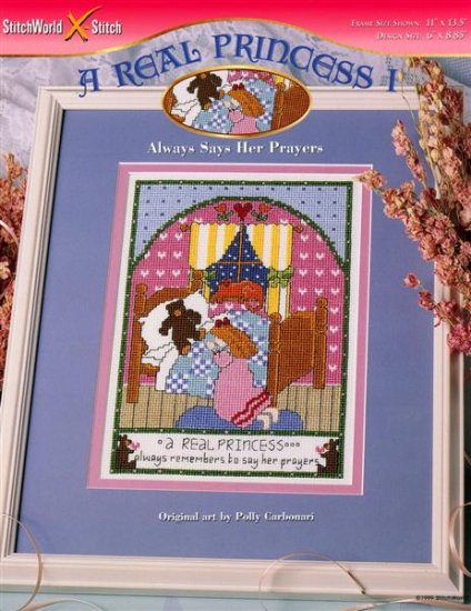 StitchWorld X-Stitch A REAL PRINCESS I Cross Stitch Pattern Leaflet New