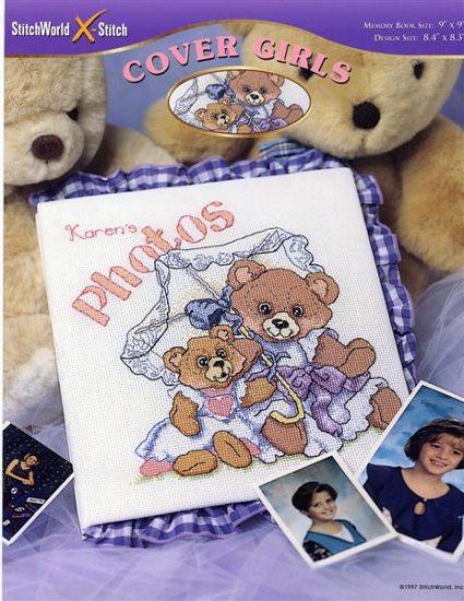StitchWorld X-Stitch Cover Girls Cross Stitch Pattern Leaflet New