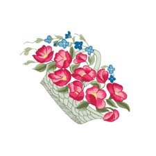 Basket of Flowers Quilt Block New in Package