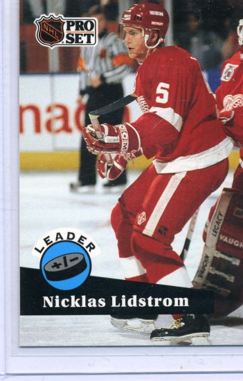 Niklas Lidstrom Leader 91/92 Pro Set #610 NHL Hockey Card